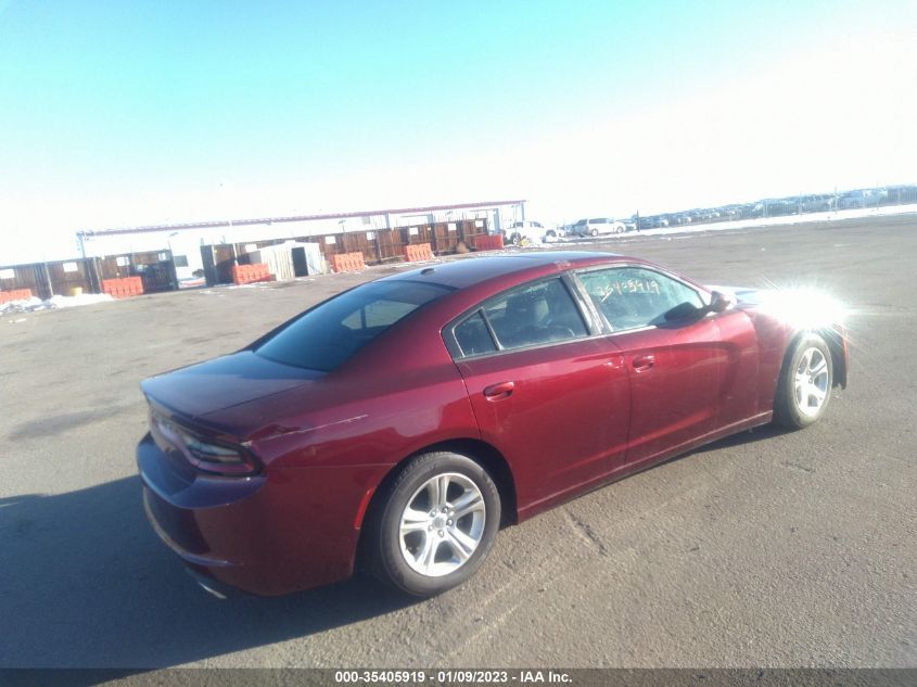 2020 DODGE CHARGER SXT VIN: 2C3CDXBG2LH228056