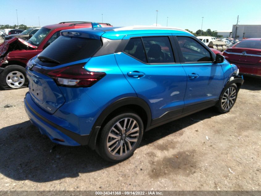 2022 NISSAN KICKS SV VIN: 3N1CP5CV7NL529777