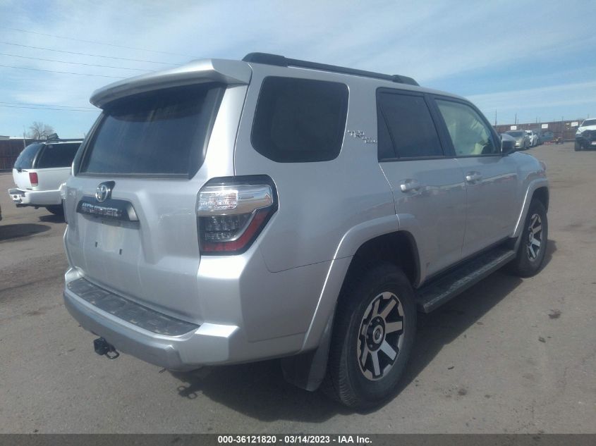 2022 TOYOTA 4RUNNER TRD OFF ROAD VIN: JTEPU5JR9N6062378