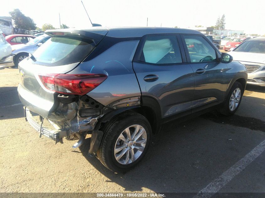 2022 CHEVROLET TRAILBLAZER LS VIN: KL79MMS21NB087708