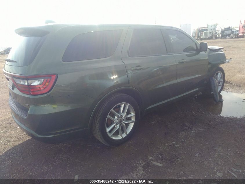 2022 DODGE DURANGO GT PLUS VIN: 1C4RDHDGXNC102980