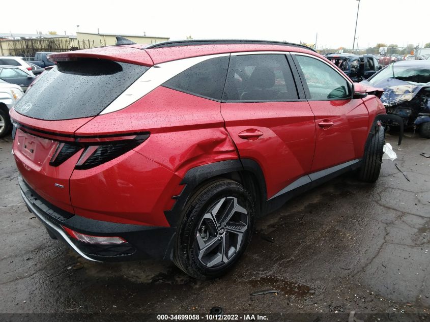 2022 HYUNDAI TUCSON LIMITED VIN: 5NMJECAE8NH084464