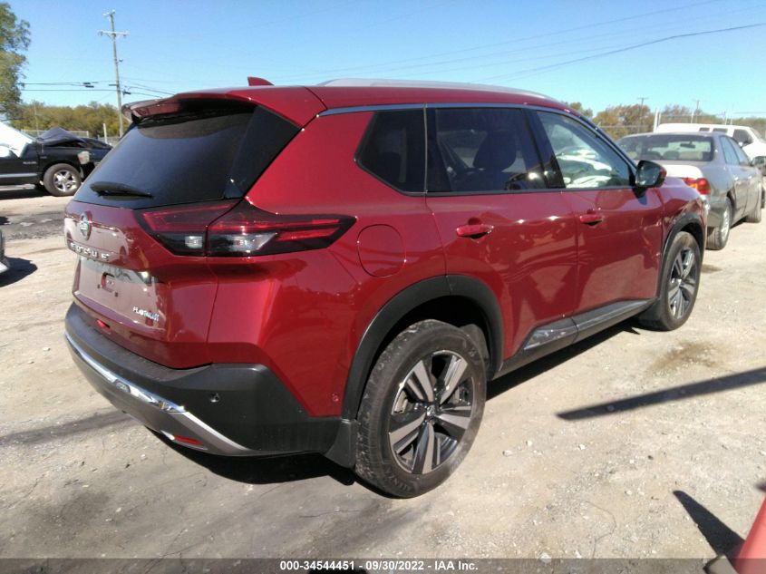 2021 NISSAN ROGUE PLATINUM VIN: JN8BT3DC4MW425105