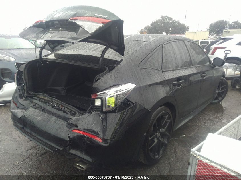 2022 HONDA CIVIC SEDAN SPORT VIN: 2HGFE2F58NH567779