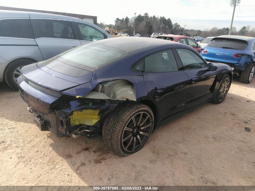 2022 PORSCHE TAYCAN 4S VIN: WP0AB2Y10NSA44604