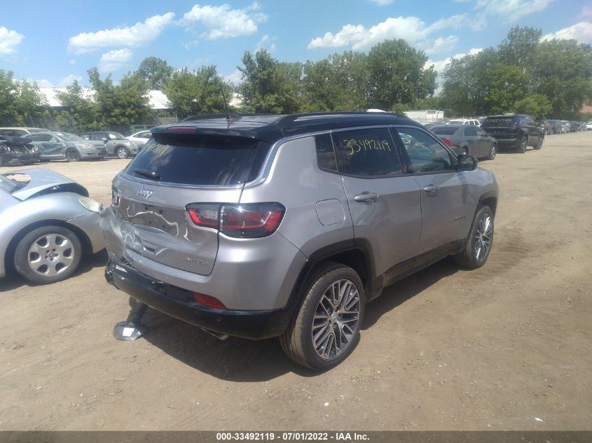 2022 JEEP COMPASS LIMITED VIN: 3C4NJDCB6NT107913