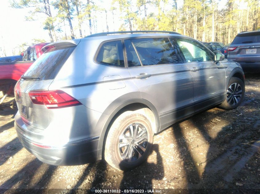 2022 VOLKSWAGEN TIGUAN S VIN: 3VV1B7AX6NM121172