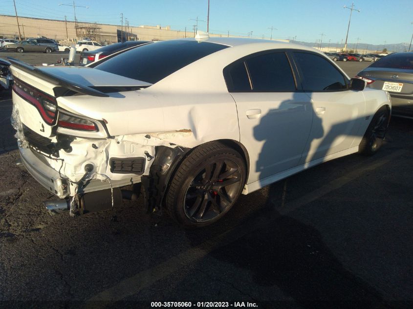 2022 DODGE CHARGER SCAT PACK VIN: 2C3CDXGJ0NH195680