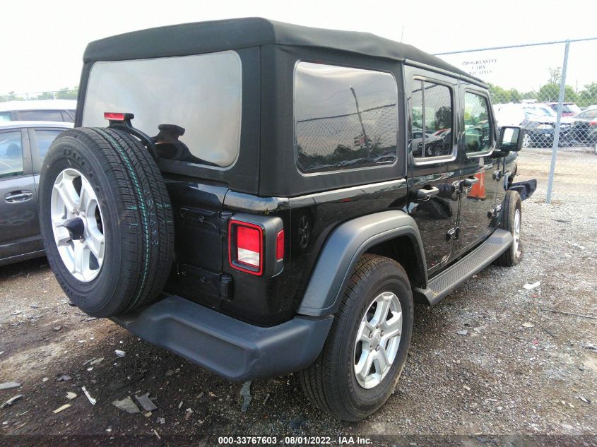 2020 JEEP WRANGLER UNLIMITED SPORT S VIN: 1C4HJXDG1LW248193