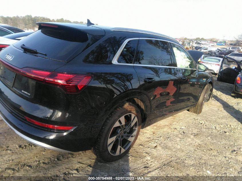 2022 AUDI E-TRON PREMIUM PLUS VIN: WA1LAAGE5NB028612
