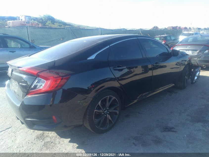 2021 HONDA CIVIC SEDAN SPORT VIN: 2HGFC2F81MH510483
