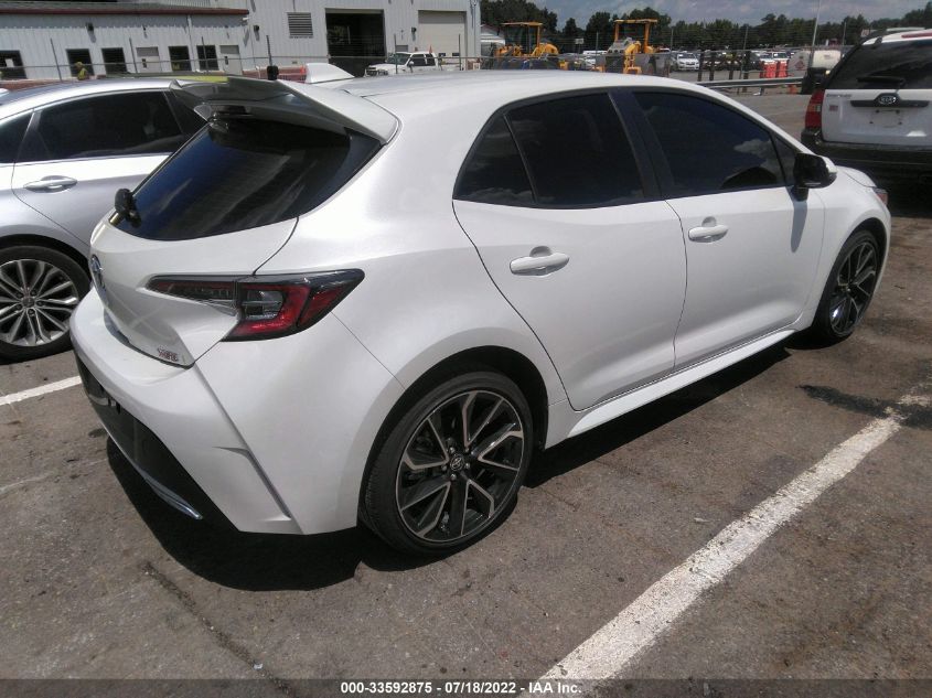 2022 TOYOTA COROLLA HATCHBACK XSE VIN: JTNA4MBE3N3162540