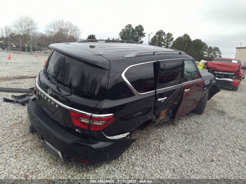 2021 NISSAN ARMADA SL VIN: JN8AY2BA4M9373076