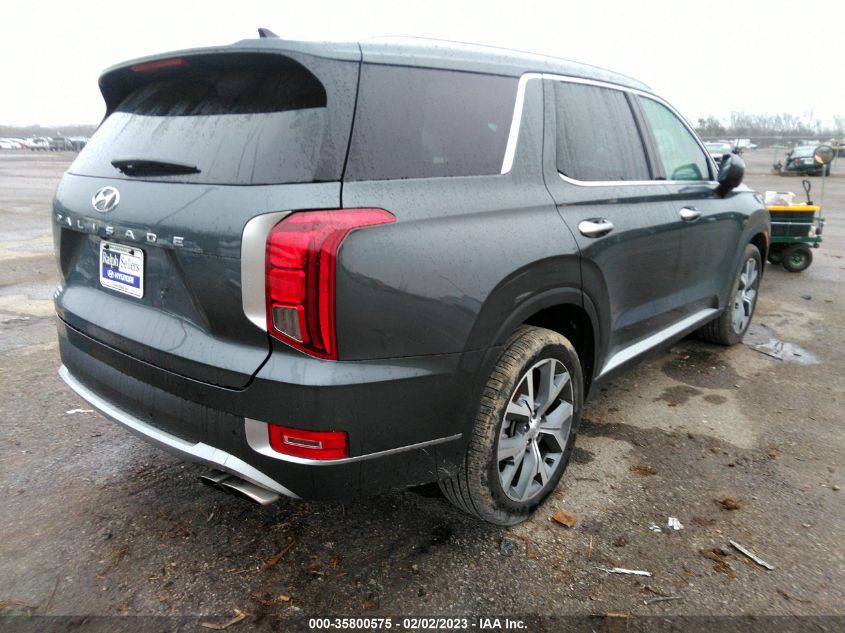 2022 HYUNDAI PALISADE SEL VIN: KM8R44HE5NU445638