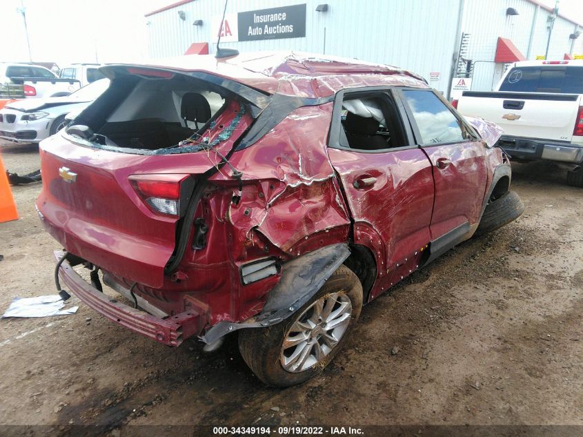 2021 CHEVROLET TRAILBLAZER LS VIN: KL79MMS22MB128099