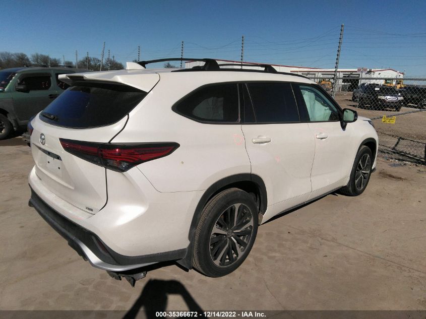 2021 TOYOTA HIGHLANDER XSE VIN: 5TDLZRAH7MS062526