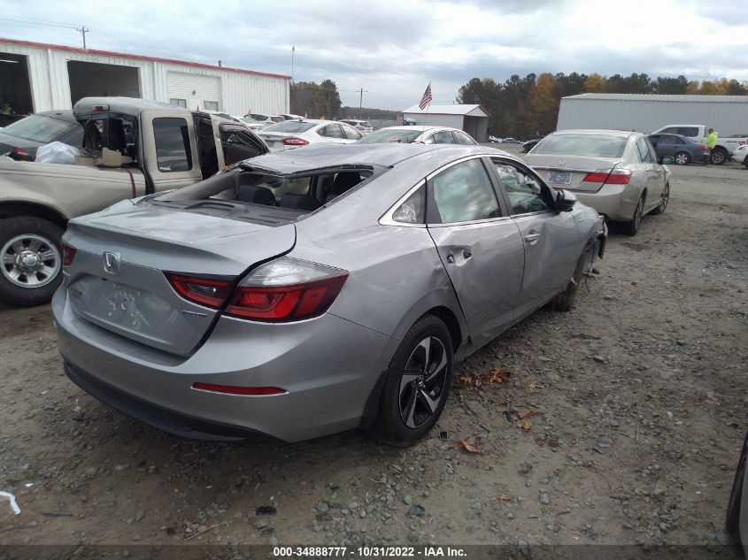 2022 HONDA INSIGHT EX VIN: 19XZE4F53NE005985