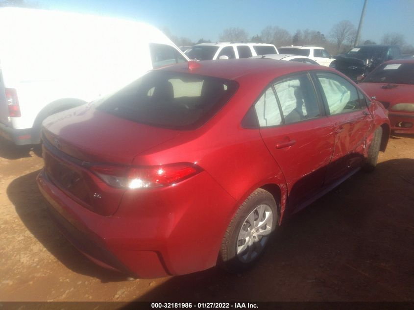 2020 TOYOTA COROLLA LE VIN: JTDEPRAE5LJ009792