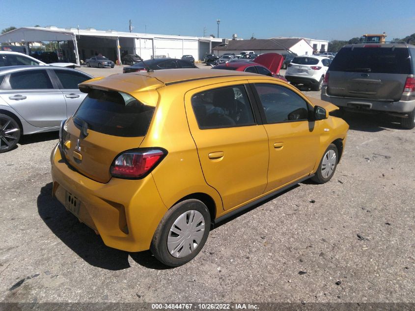 2021 MITSUBISHI MIRAGE ES/LE/CARBONITE EDITION VIN: ML32AUHJ8MH000980