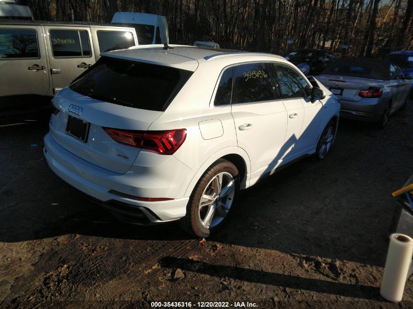 2022 AUDI Q3 S LINE PREMIUM PLUS VIN: WA1EECF3XN1029186