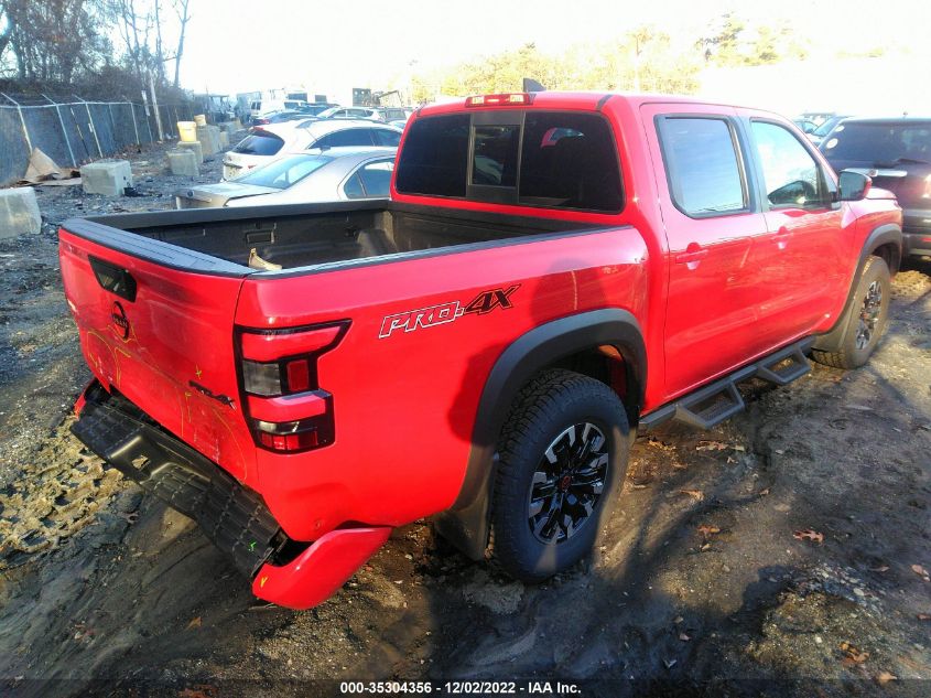 2022 NISSAN FRONTIER PRO-4X VIN: 1N6ED1EK3NN617801