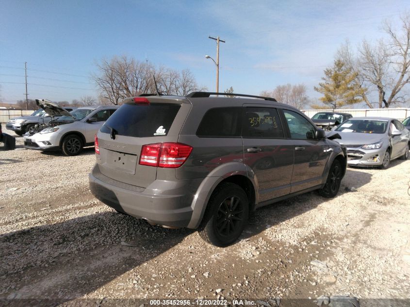 2020 DODGE JOURNEY SE VALUE VIN: 3C4PDCAB1LT226589
