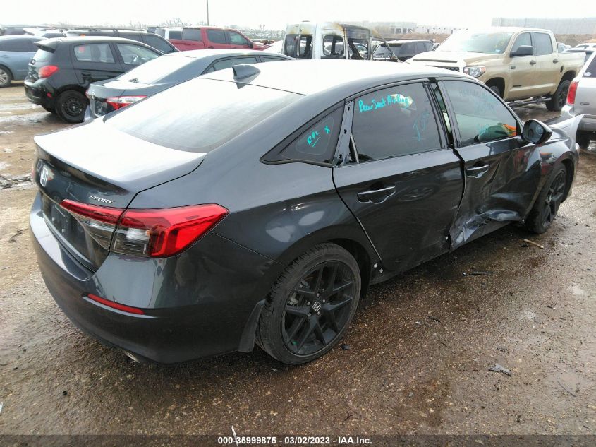 2022 HONDA CIVIC SEDAN SPORT VIN: 2HGFE2F53NH534639