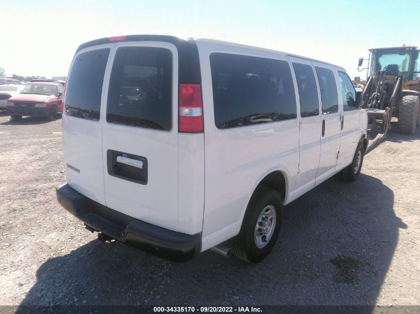2021 CHEVROLET EXPRESS PASSENGER LS VIN: 1GAZGLFP2M1302648