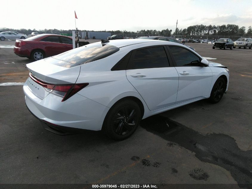2022 HYUNDAI ELANTRA SEL VIN: 5NPLM4AGXNH054226
