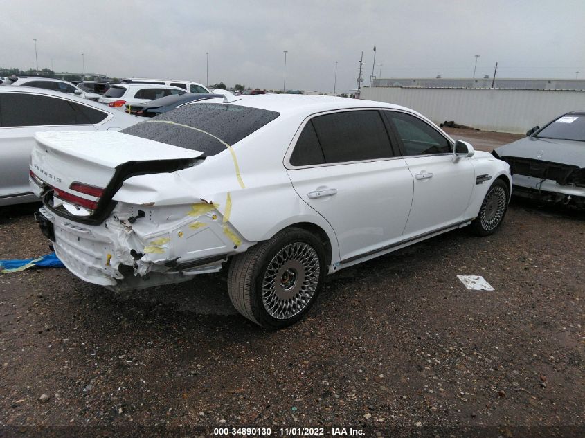 2021 GENESIS G90 5.0L ULTIMATE VIN: KMTF54PH2MU087396