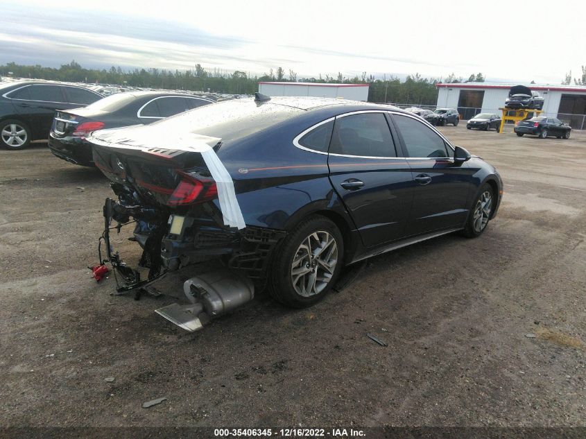 2020 HYUNDAI SONATA SEL VIN: 5NPEF4JA7LH016206