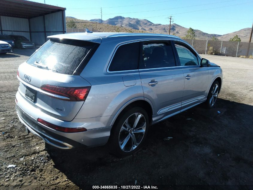 2021 AUDI Q7 PREMIUM PLUS VIN: WA1LXAF74MD032753