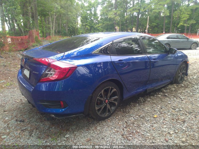 2021 HONDA CIVIC SEDAN SPORT VIN: 2HGFC2F82MH528880