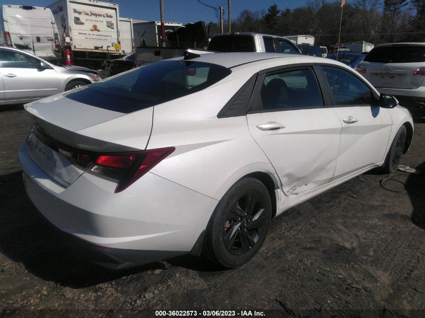 2022 HYUNDAI ELANTRA SEL VIN: 5NPLM4AGXNH063783