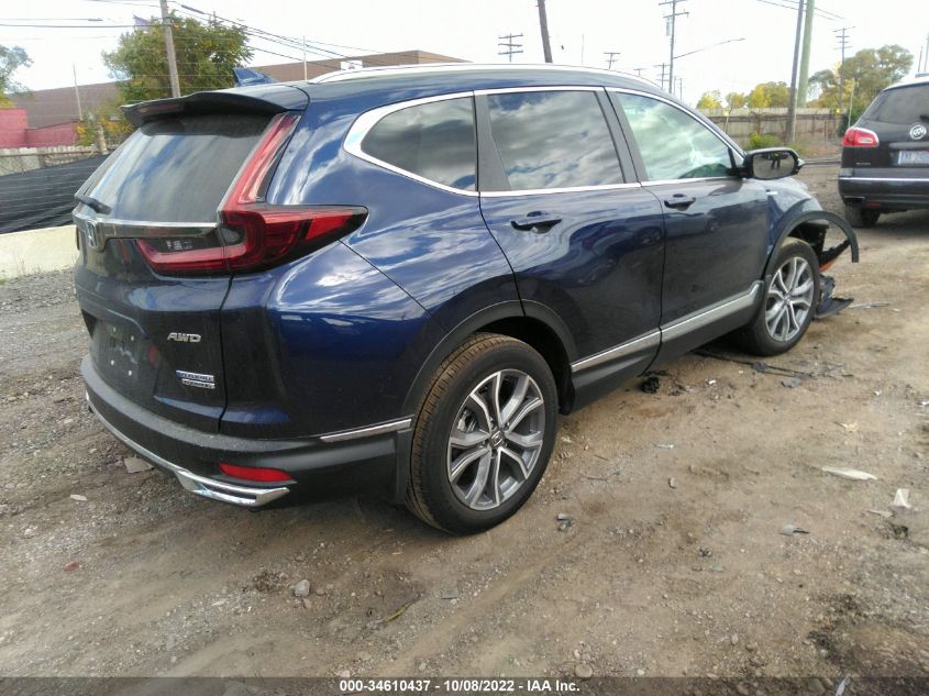 2022 HONDA CR-V HYBRID TOURING VIN: 5J6RT6H9XNL012564