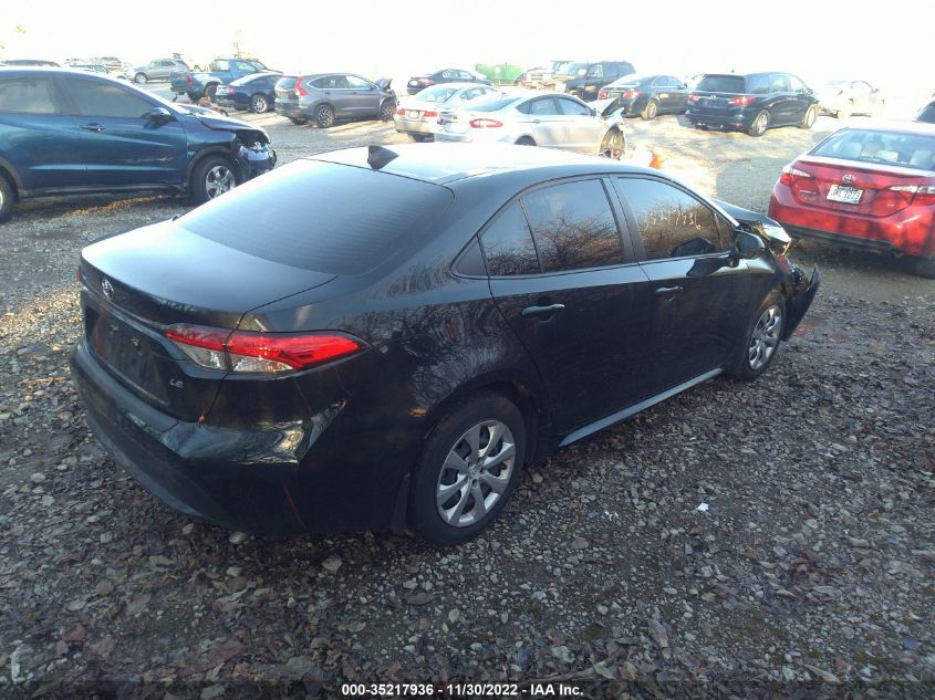 2022 TOYOTA COROLLA LE VIN: JTDEPMAE5NJ200392