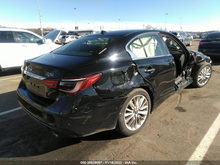 2021 INFINITI Q50 3.0T LUXE VIN: JN1EV7BPXMM704153