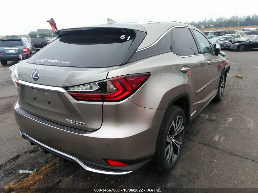 2021 LEXUS RX RX 450H VIN: 2T2HGMDA3MC067742