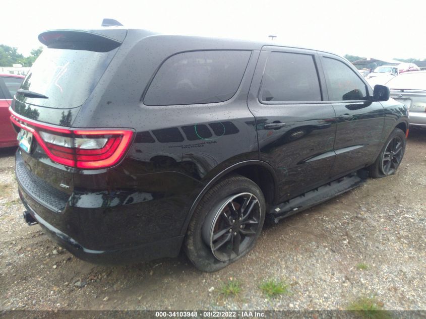 2021 DODGE DURANGO GT VIN: 1C4RDHDG6MC718139