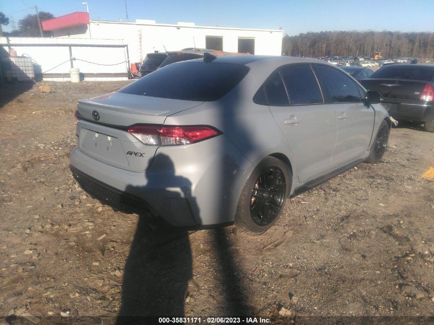 2022 TOYOTA COROLLA SE/SE NIGHTSHADE/APEX SE VIN: 5YFS4MCE4NP106475