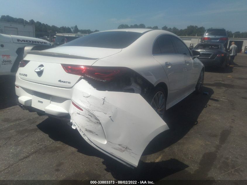 2022 MERCEDES-BENZ CLA CLA 250 VIN: W1K5J4HB0NN298940