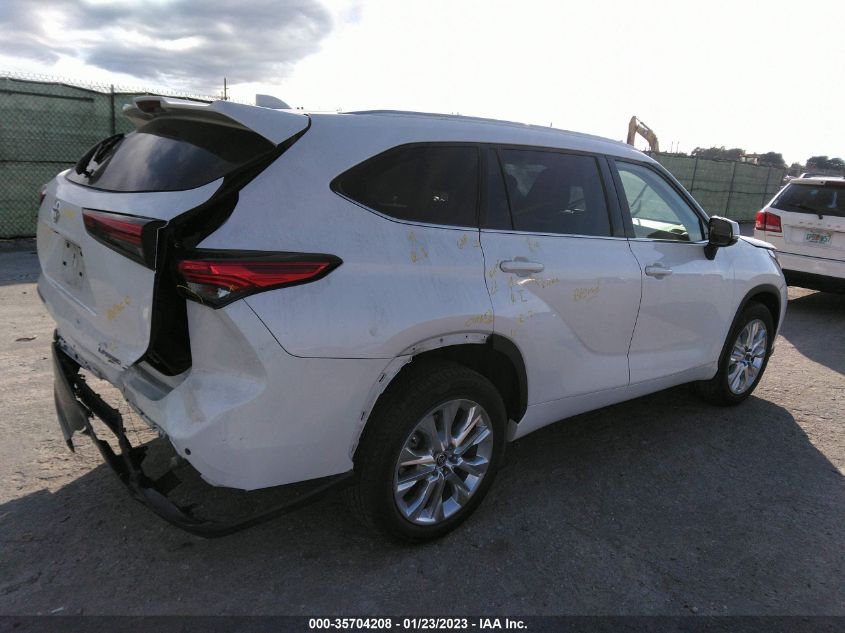 2021 TOYOTA HIGHLANDER LIMITED/PLATINUM VIN: 5TDYZRAHXMS529962