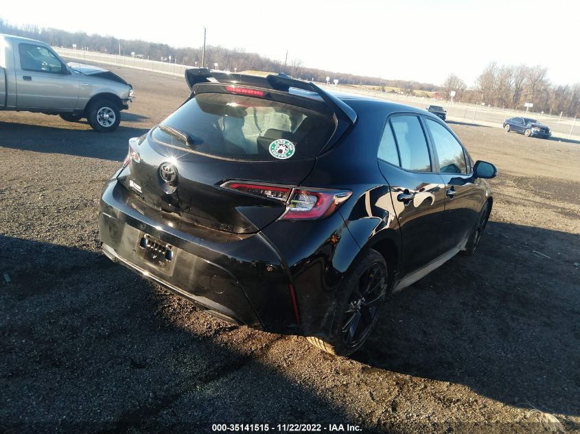 2022 TOYOTA COROLLA HATCHBACK SE/NIGHTSHADE/XSE VIN: JTND4MBE1N3168091