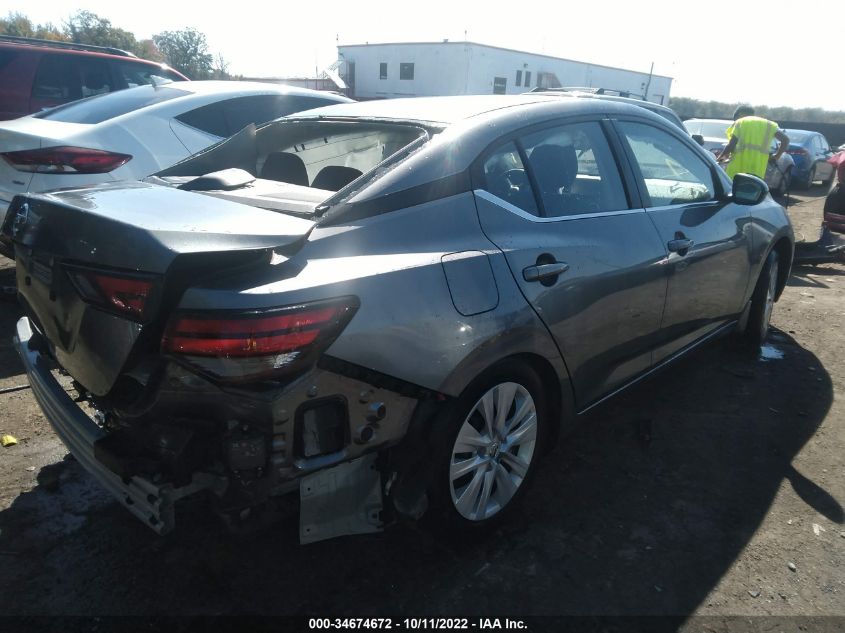 2022 NISSAN SENTRA S VIN: 3N1AB8BV0NY205811