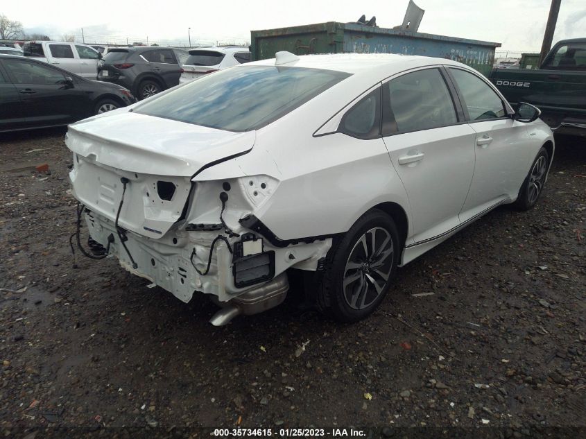 2022 HONDA ACCORD HYBRID EX-L VIN: 1HGCV3F53NA030812
