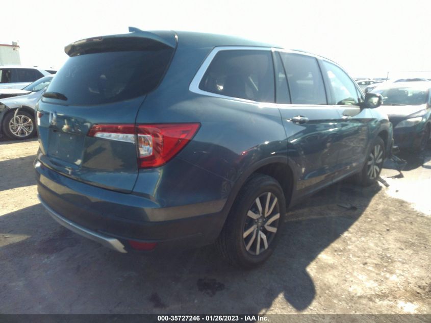 2021 HONDA PILOT EX VIN: 5FNYF5H32MB014258
