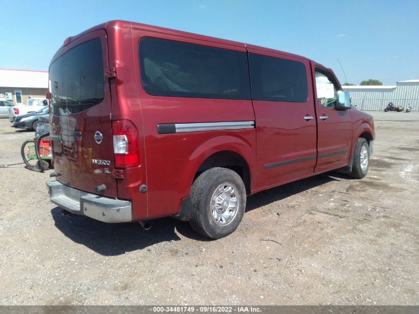 2021 NISSAN NV PASSENGER NV3500 HD SL VIN: 5BZAF0AAXMN850866