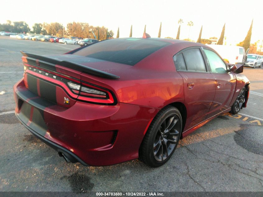 2022 DODGE CHARGER SCAT PACK VIN: 2C3CDXGJ3NH121380