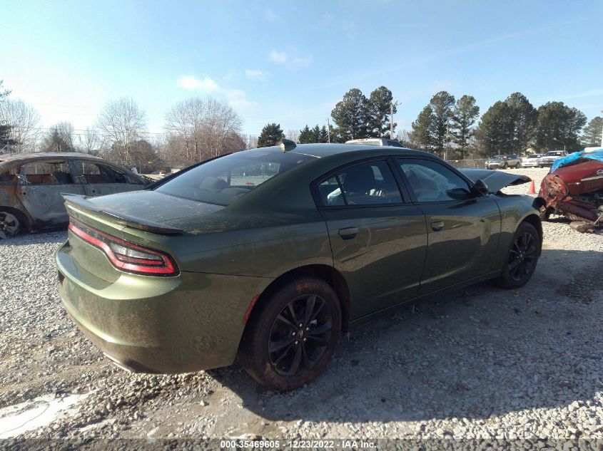 2022 DODGE CHARGER SXT VIN: 2C3CDXJGXNH190662