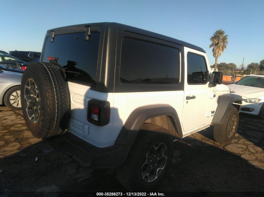 2021 JEEP WRANGLER SPORT S VIN: 1C4GJXANXMW755982